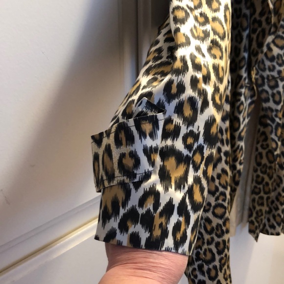 Vision leopard print trench coat mad in USA - Picture 2 of 2